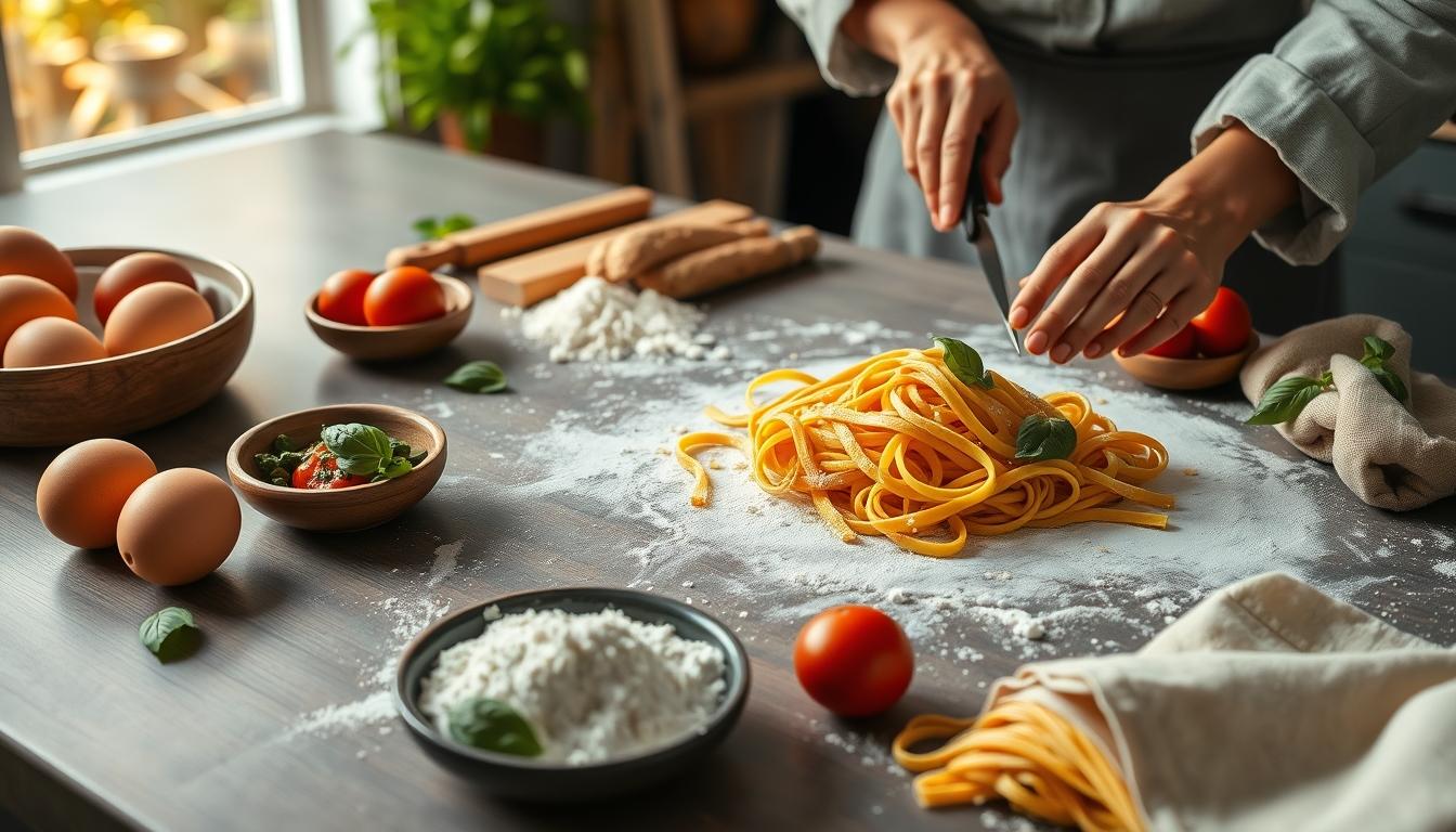 Ingredients prepared for a fast weeknight meal